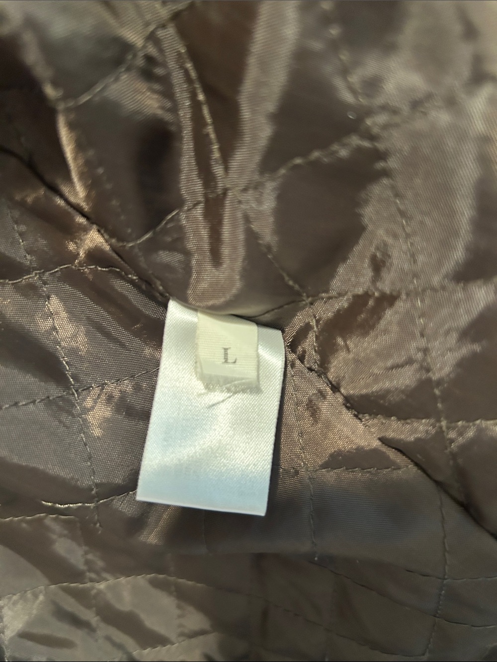 Gallery Dark Olive Brown Utility Barn Jacket Coat Removable Liner Women Large - Picture 3 of 8